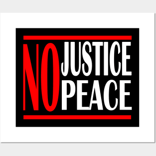 No justice no peace 2020 Posters and Art